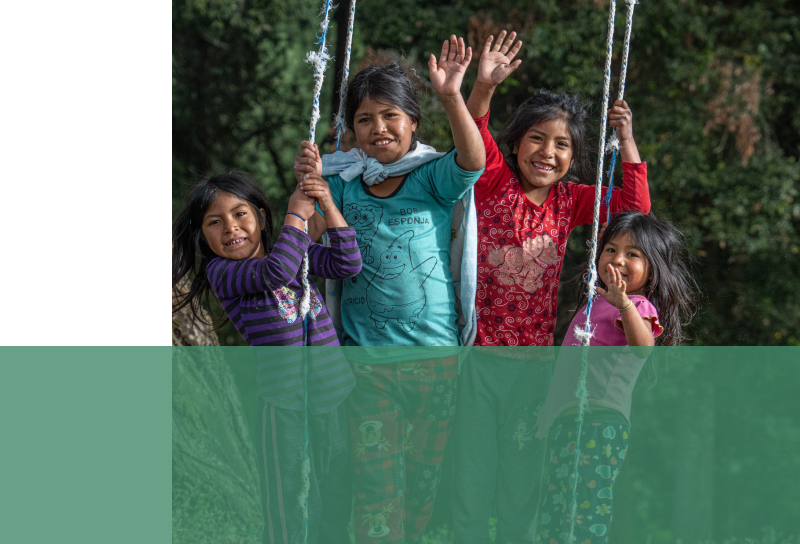 Children playing in Guatemala.